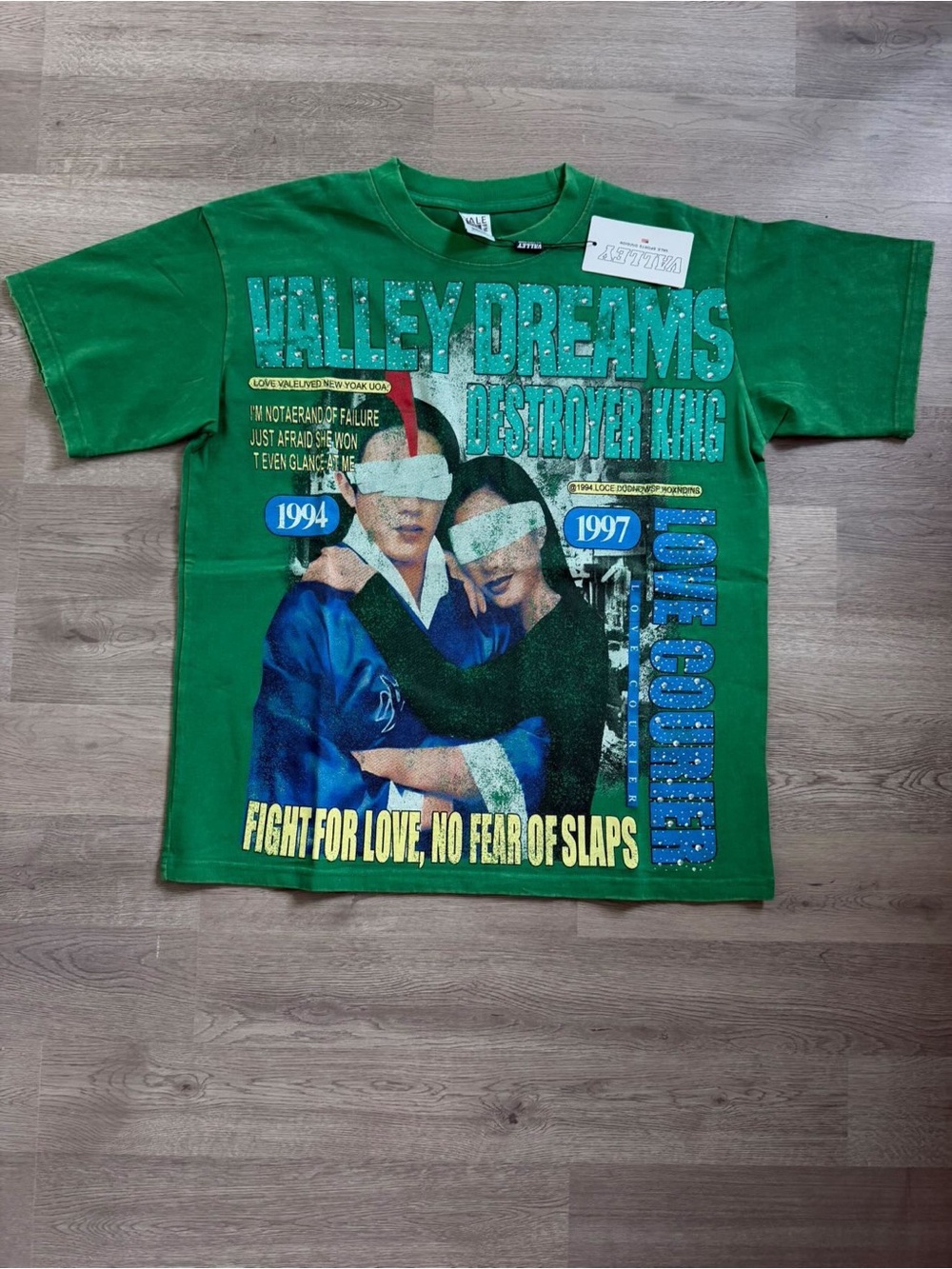 Valley Dreams Green Graphic Tee - Kids